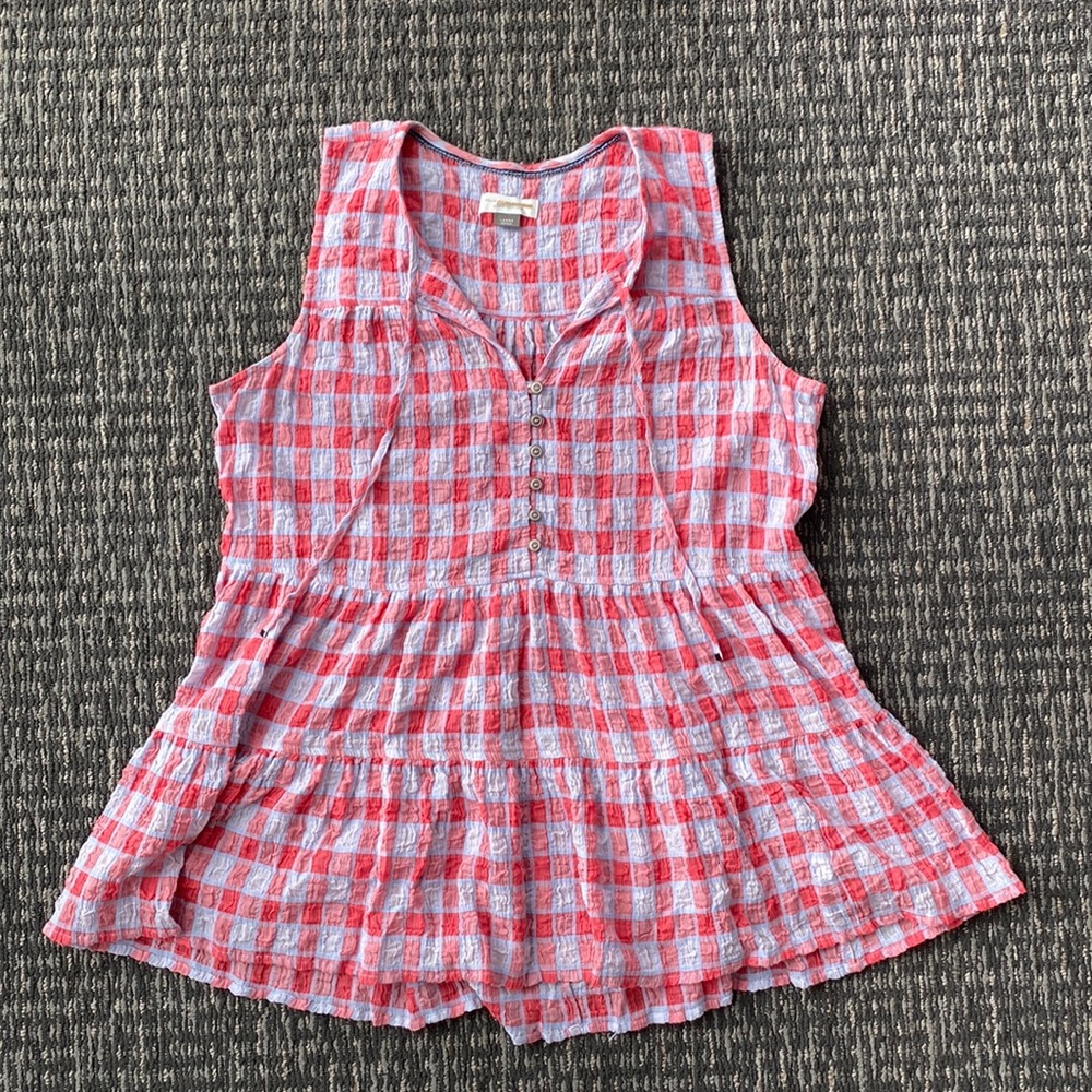 Pilcro by Anthropologie Plaid Sun dress
